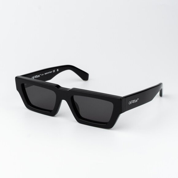 Off-White MANCHESTER Men Sunglasses Black Grey Square OERI129 MANCHESTER 1007 - Picture 1 of 14